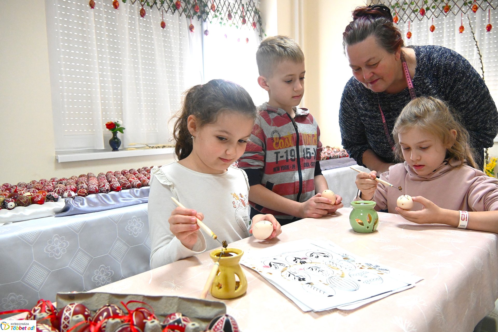 Varázs tojás, hímes tojás - kiállítás Oroson