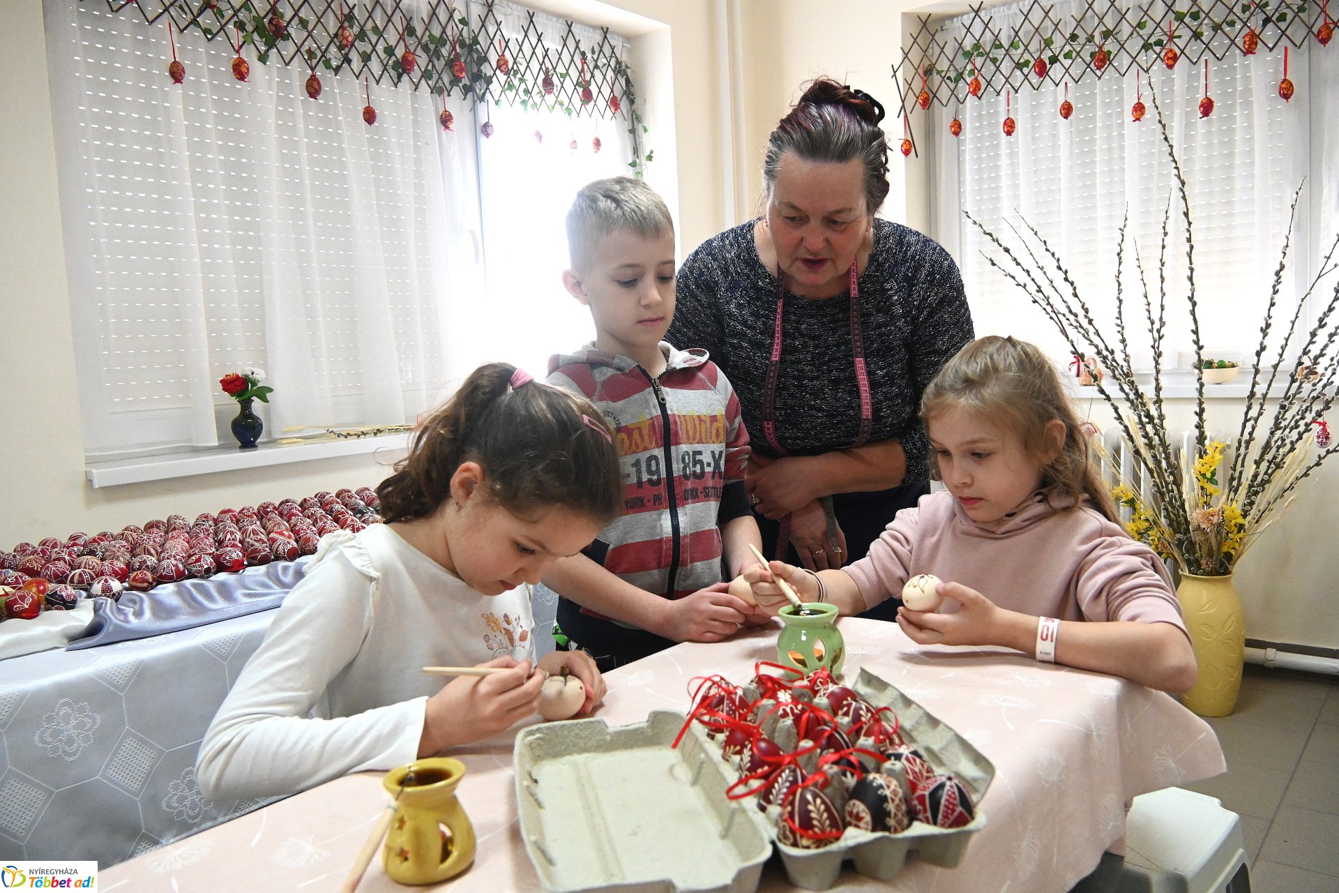 Varázs tojás, hímes tojás - kiállítás Oroson