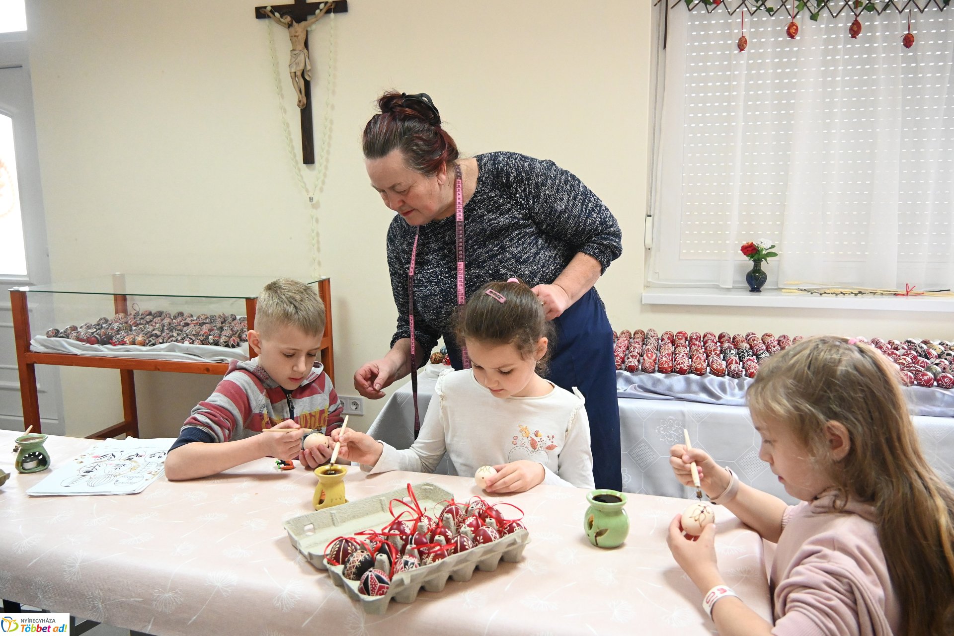 Varázs tojás, hímes tojás - kiállítás Oroson