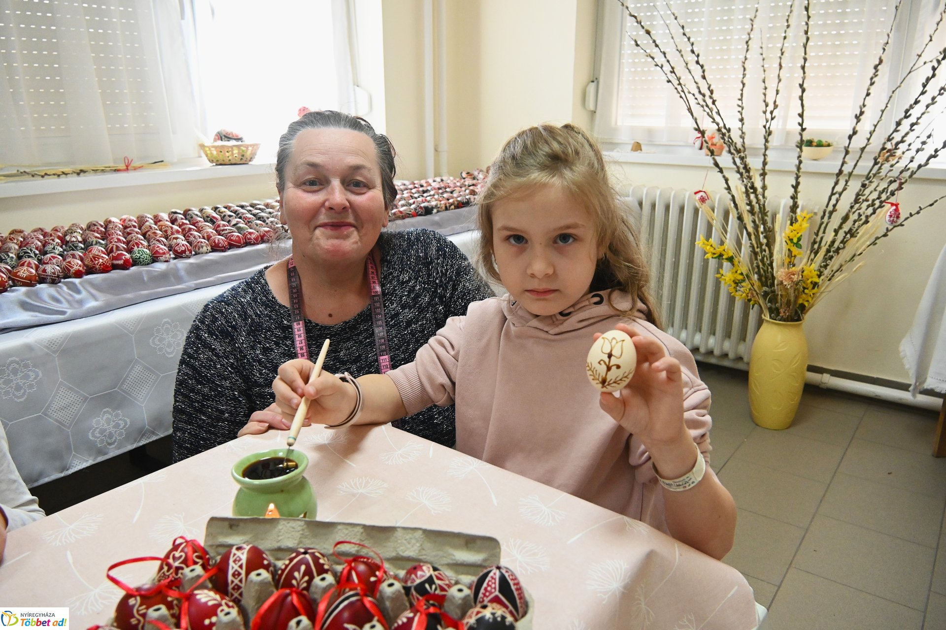 Varázs tojás, hímes tojás - kiállítás Oroson