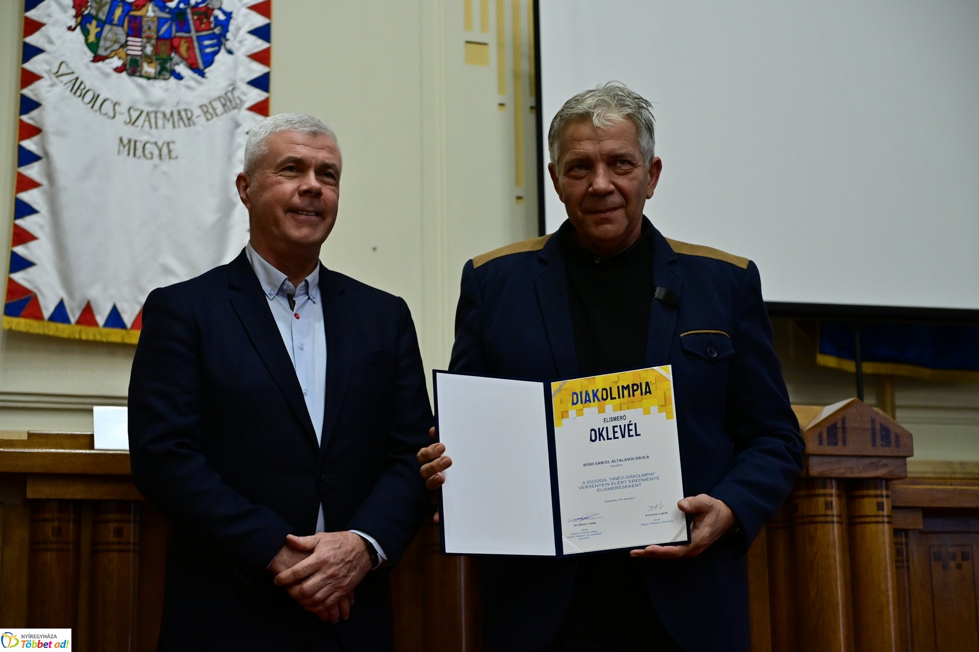 Elismeréseket adtak át a Vármegyei Diáksport Gálán