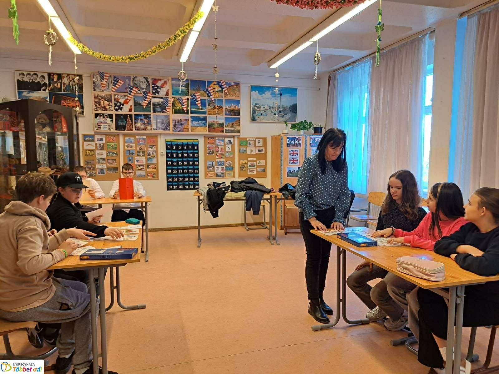 Vármegyei német akadályversenyt rendeztek a nyíregyházi Móra Ferenc Általános Iskolában