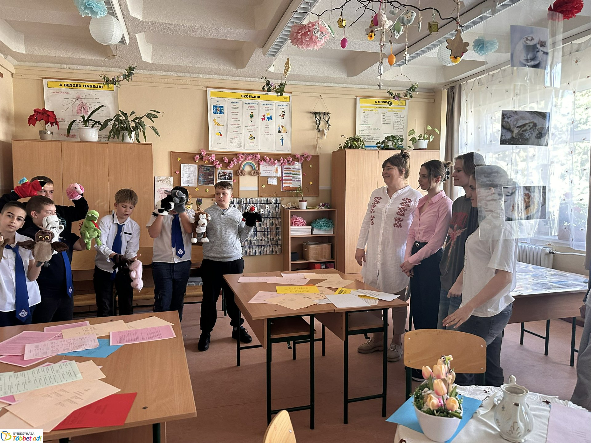 Vármegyei német akadályversenyt rendeztek a nyíregyházi Móra Ferenc Általános Iskolában