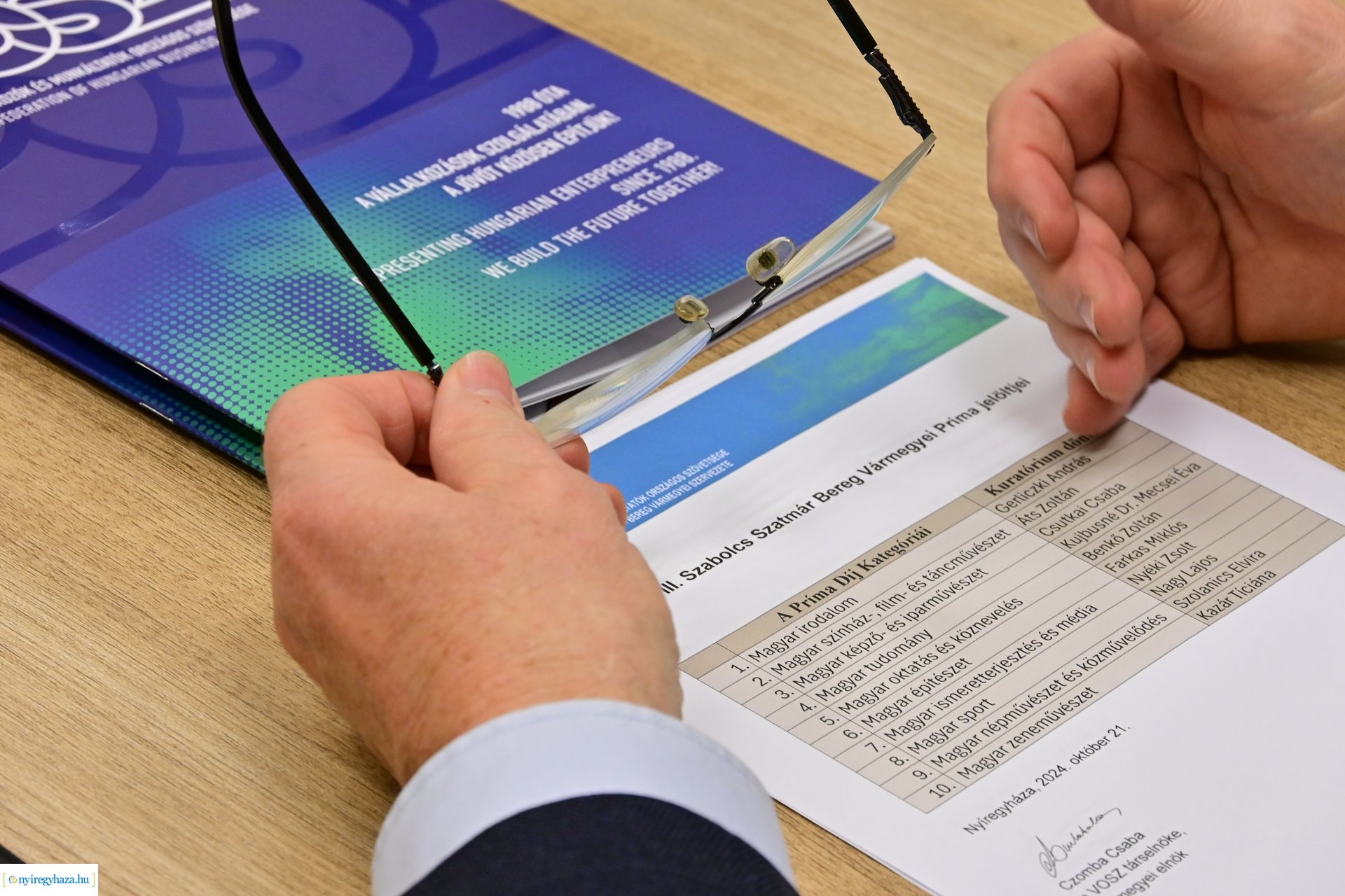 Vármegyei Príma díj 2024 beharangozó