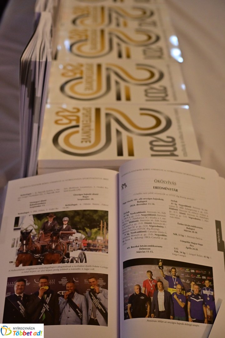 Vármegyei sportévkönyv 2025