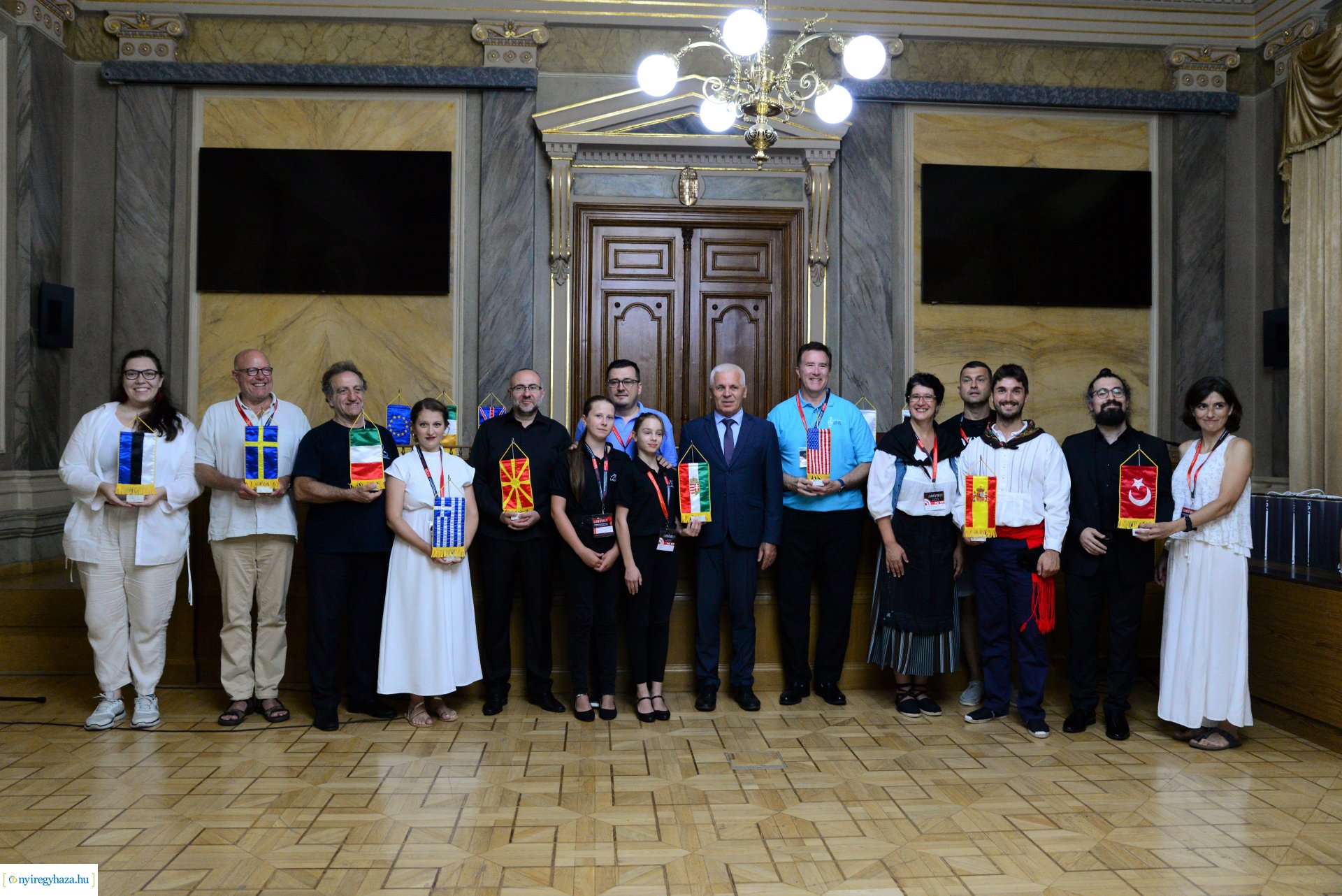 Városházi fogadás a Cantemus Nemzetközi Kórusfesztivál alkalmából