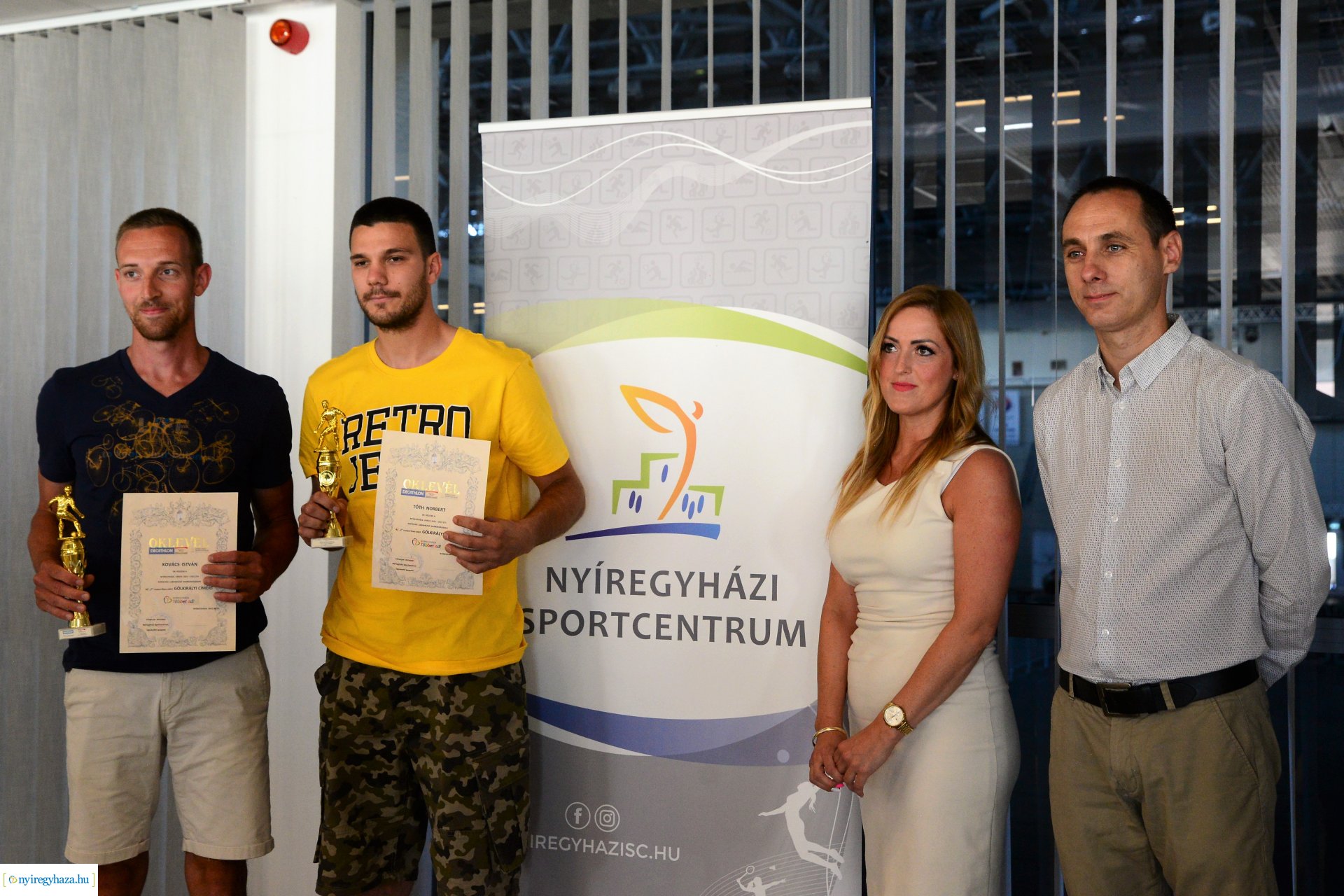 Városi kispályás labdarúgó bajnokság - díjátadó ünnepség