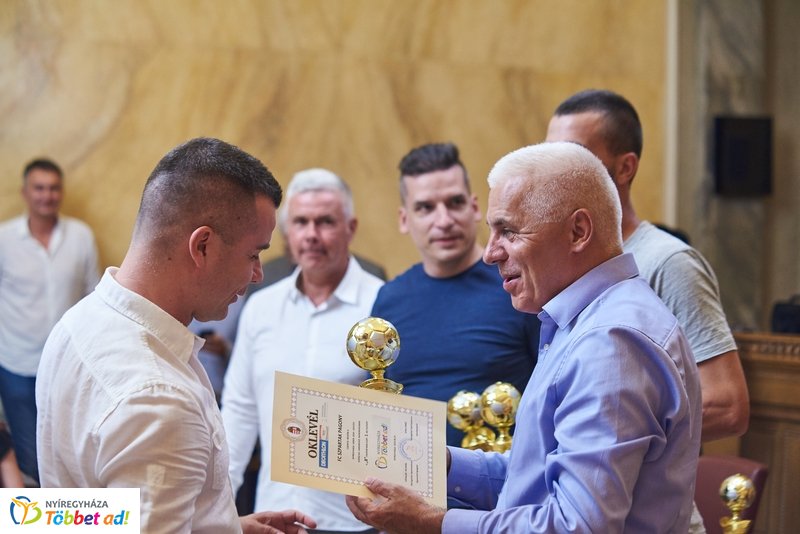 Városi Kispályás Labdarúgó Bajnokság díjátadó