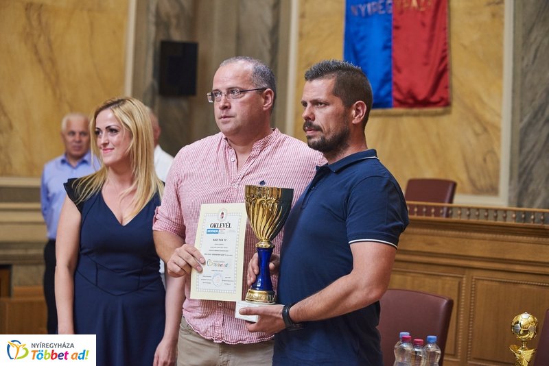 Városi Kispályás Labdarúgó Bajnokság díjátadó