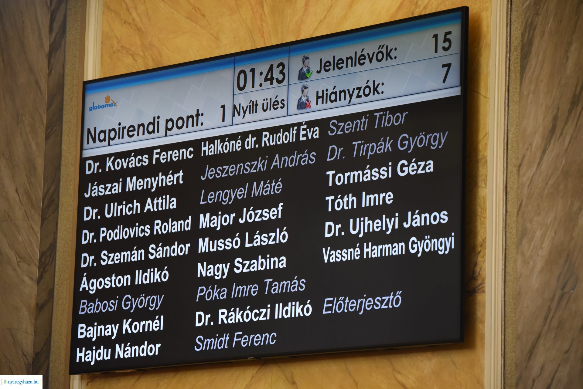 Városi Közgyűlés 2023-11-30