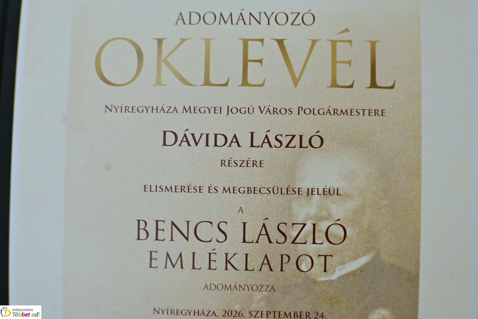 Városi Közgyűlés 20260924