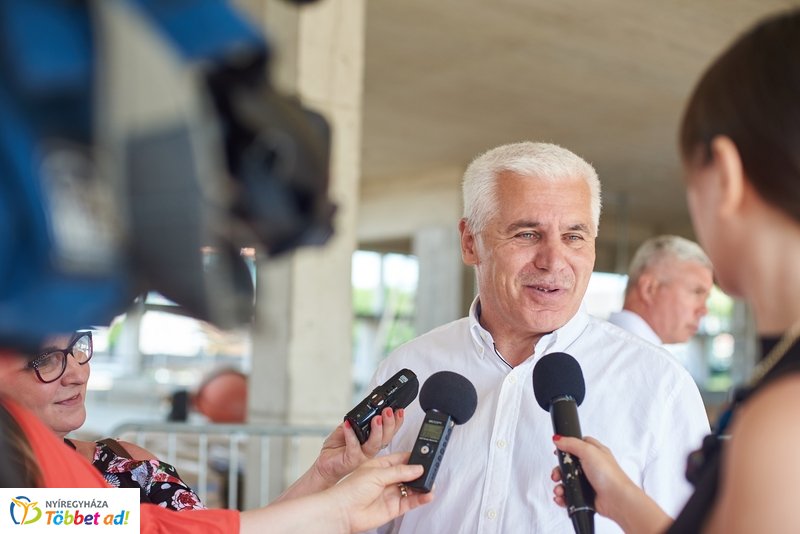 Városi Uszoda bokrétaavató ünnepsége 2019