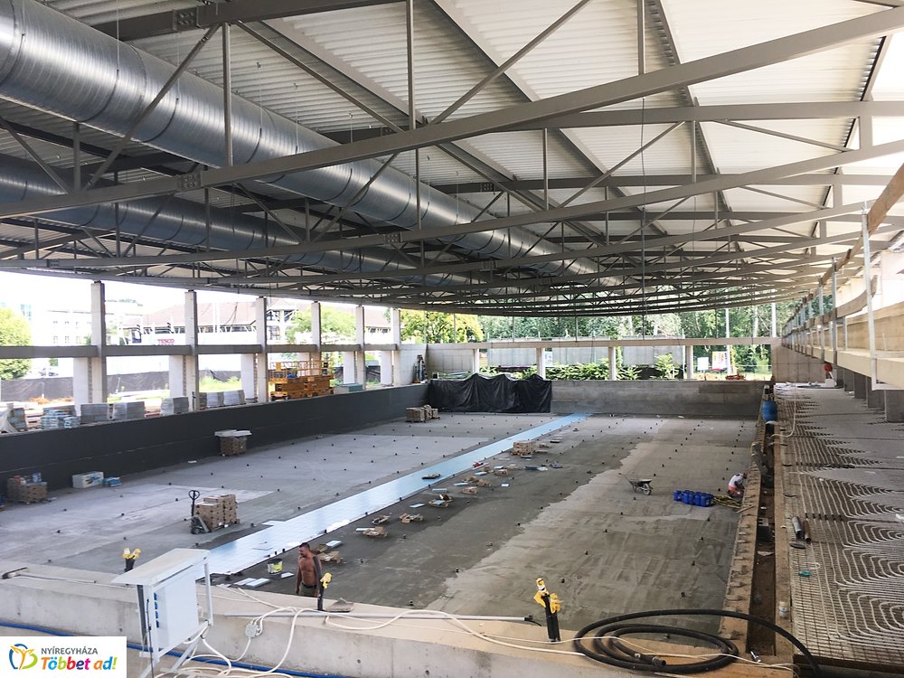 Városi uszoda munkálatok 20190724