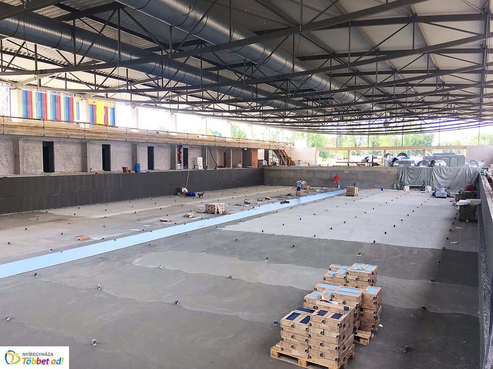 Városi uszoda munkálatok 20190724
