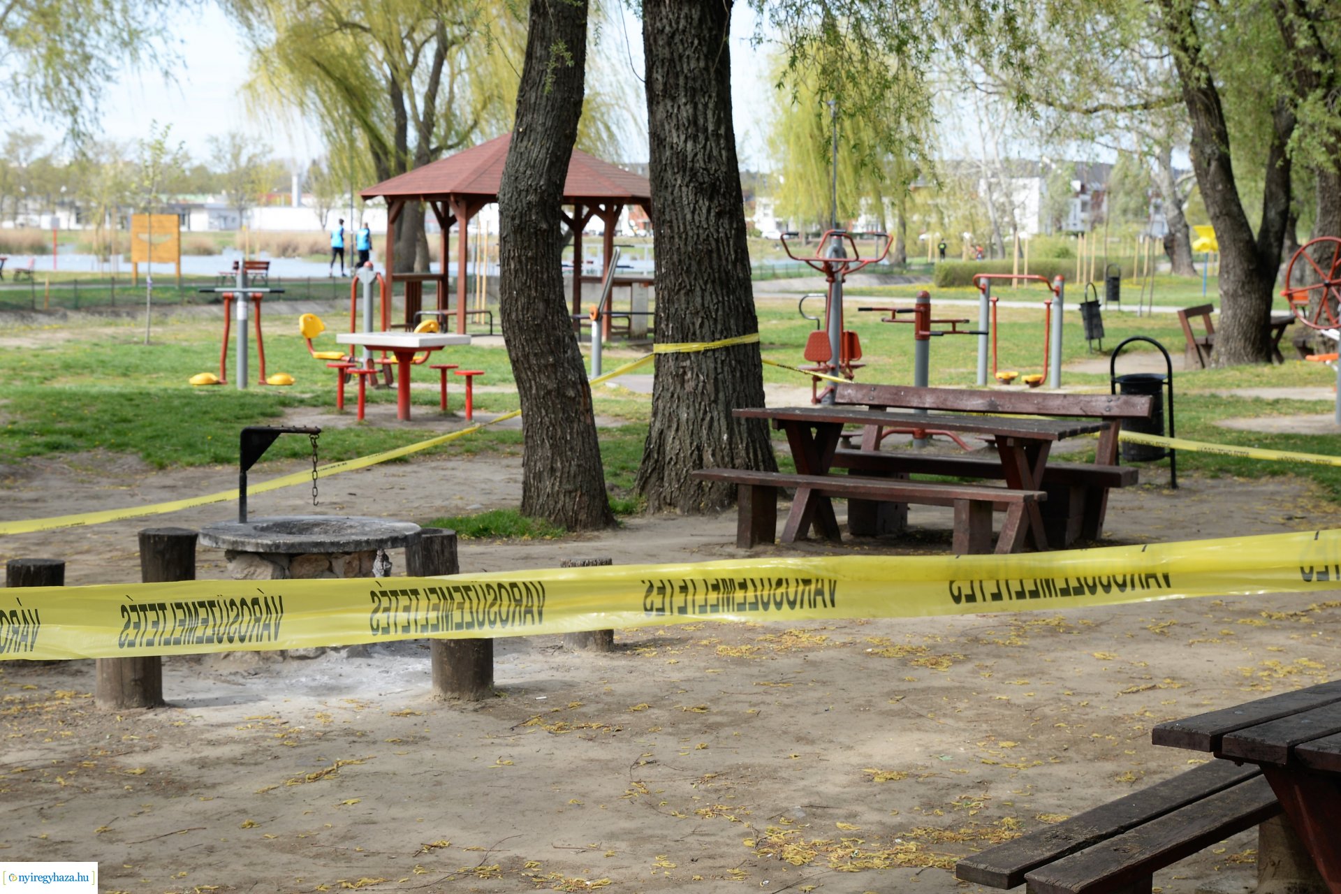 Városliget - biztonsági intézkedéssel