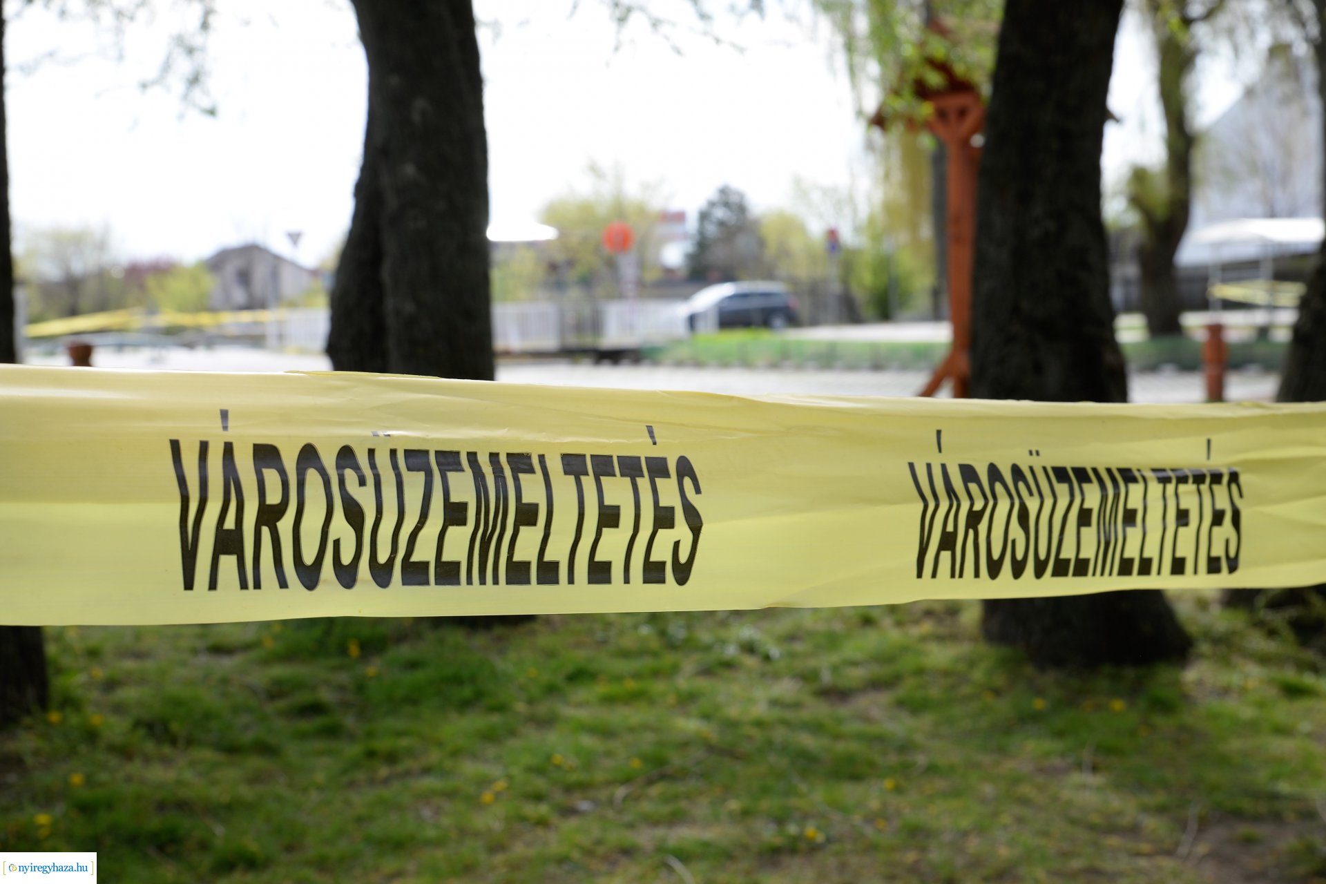 Városliget - biztonsági intézkedéssel