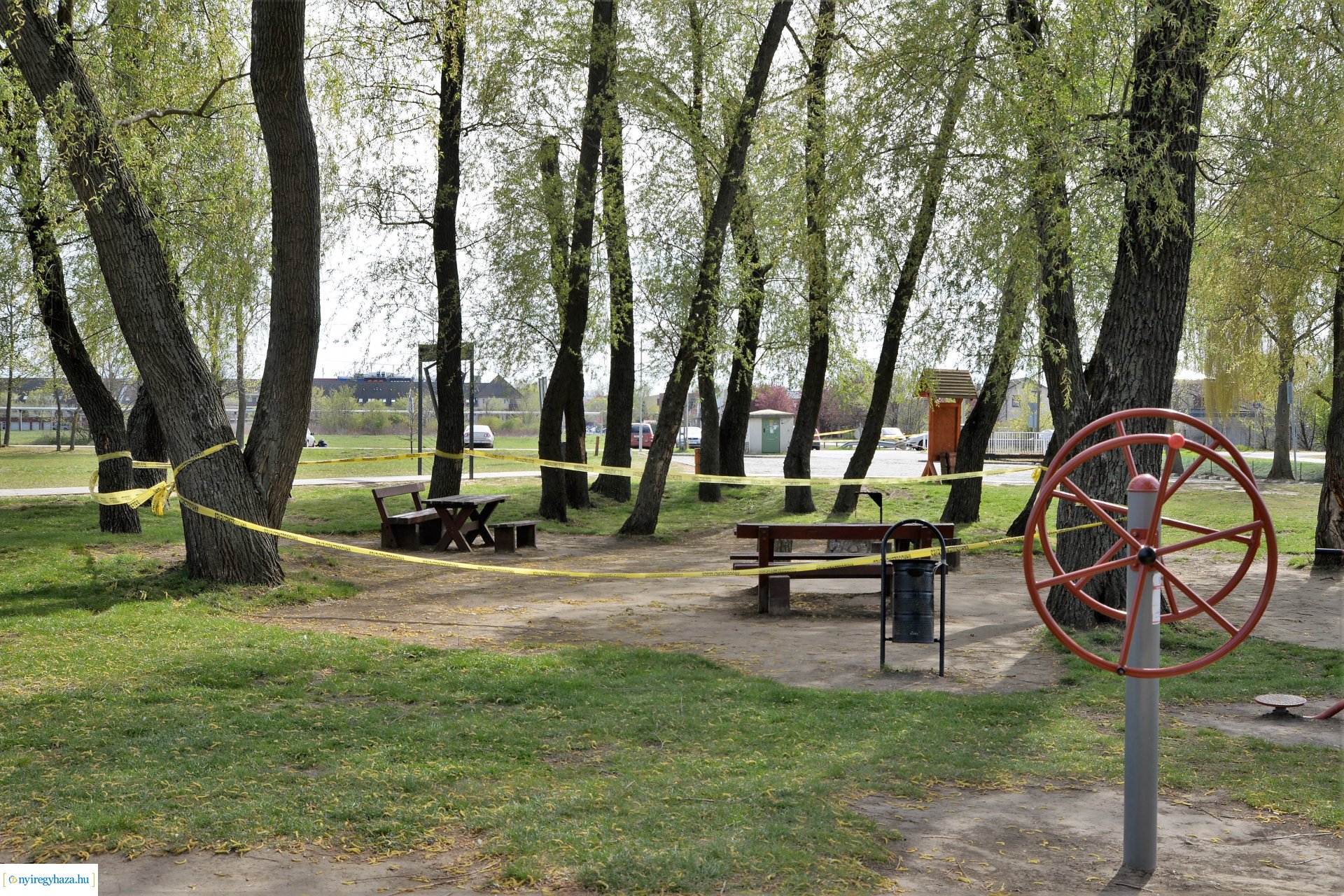 Városliget - biztonsági intézkedéssel