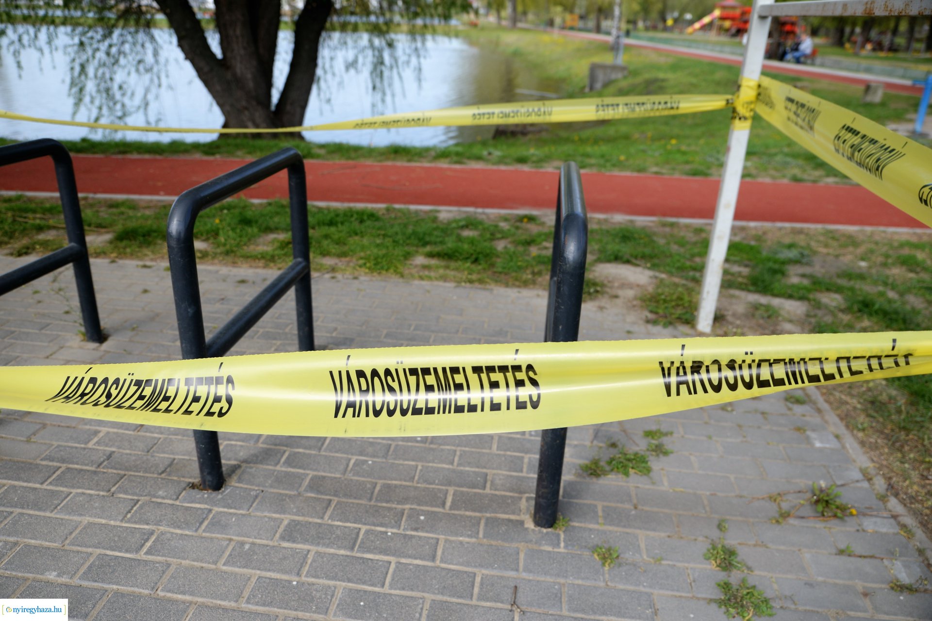 Városliget - biztonsági intézkedéssel