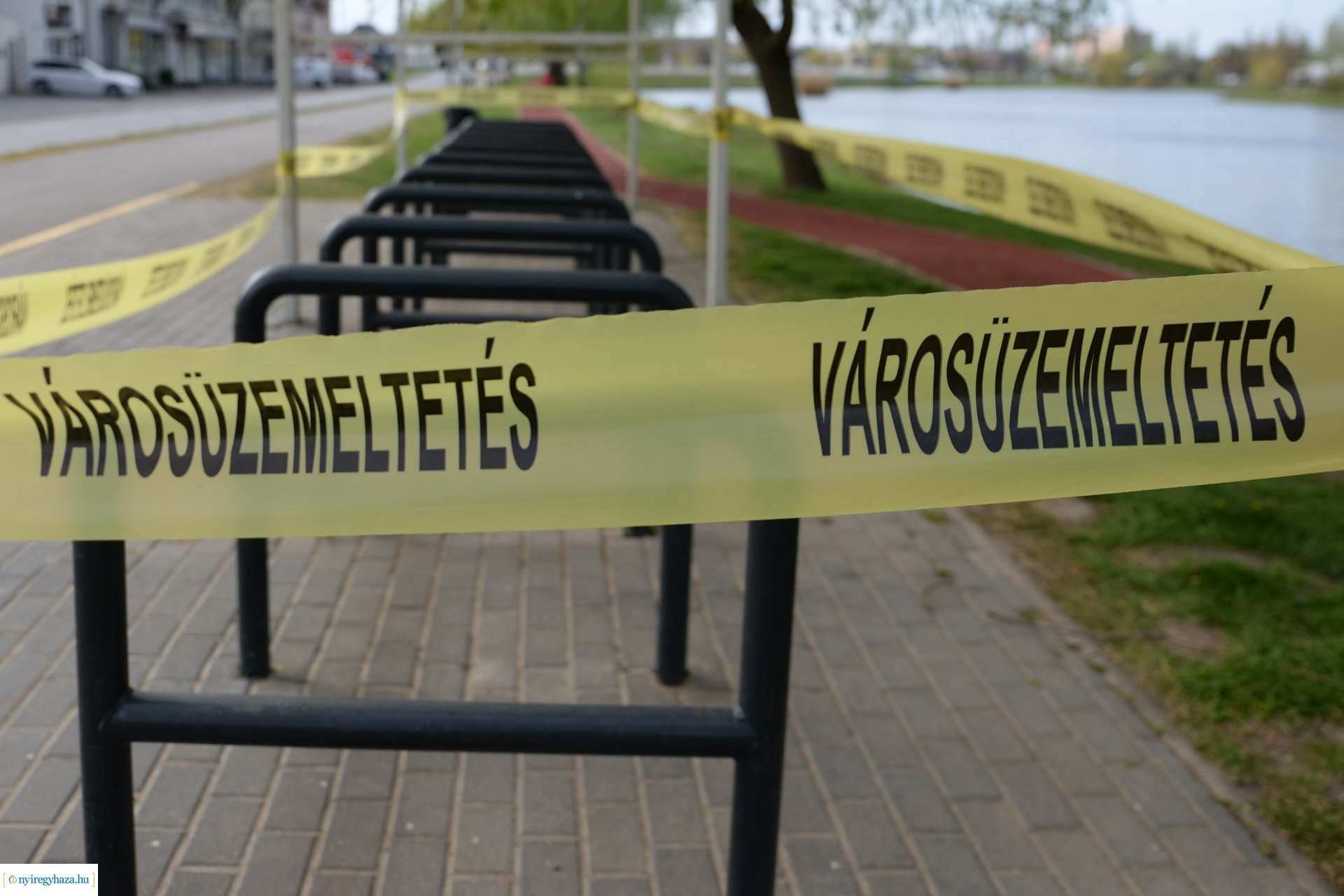 Városliget - biztonsági intézkedéssel