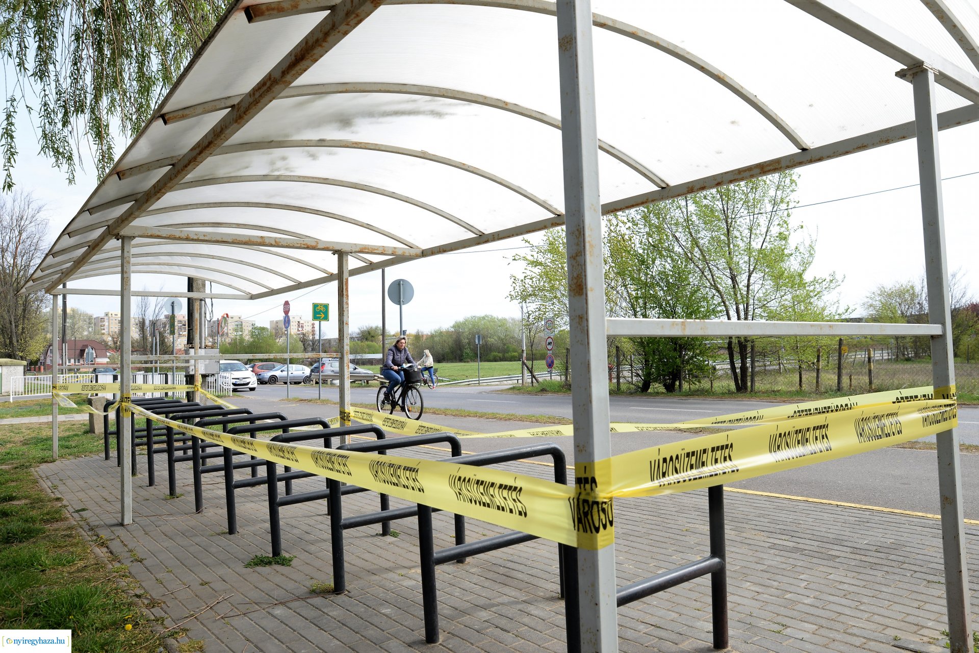 Városliget - biztonsági intézkedéssel