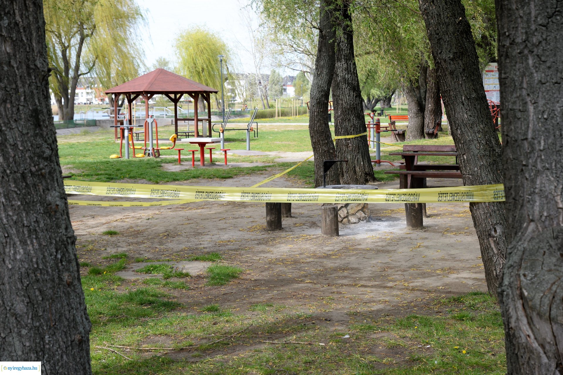 Városliget - biztonsági intézkedéssel