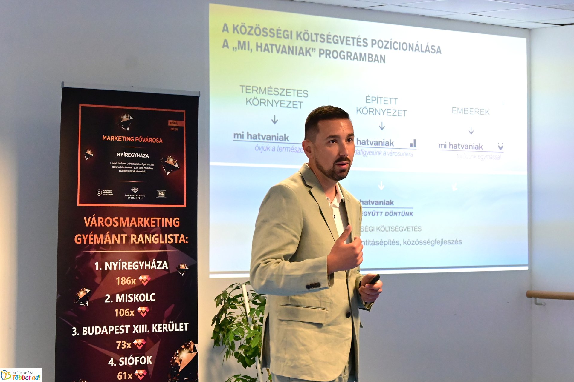 Városmarketing Gyémánt Díj szakmai konferencia