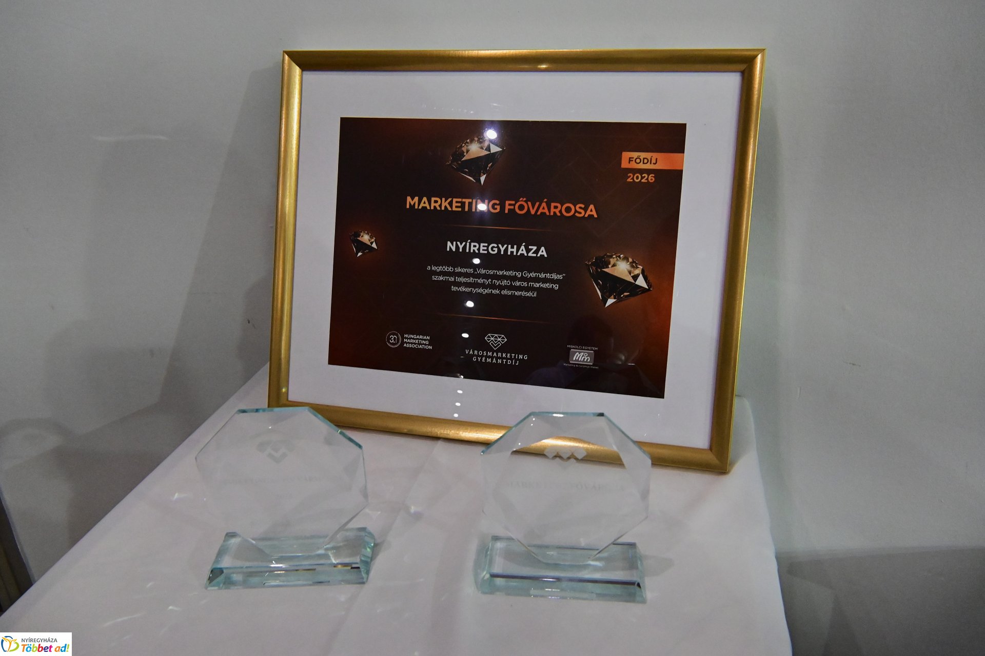 Városmarketing Gyémántdíj átadó ünnepség 2026.