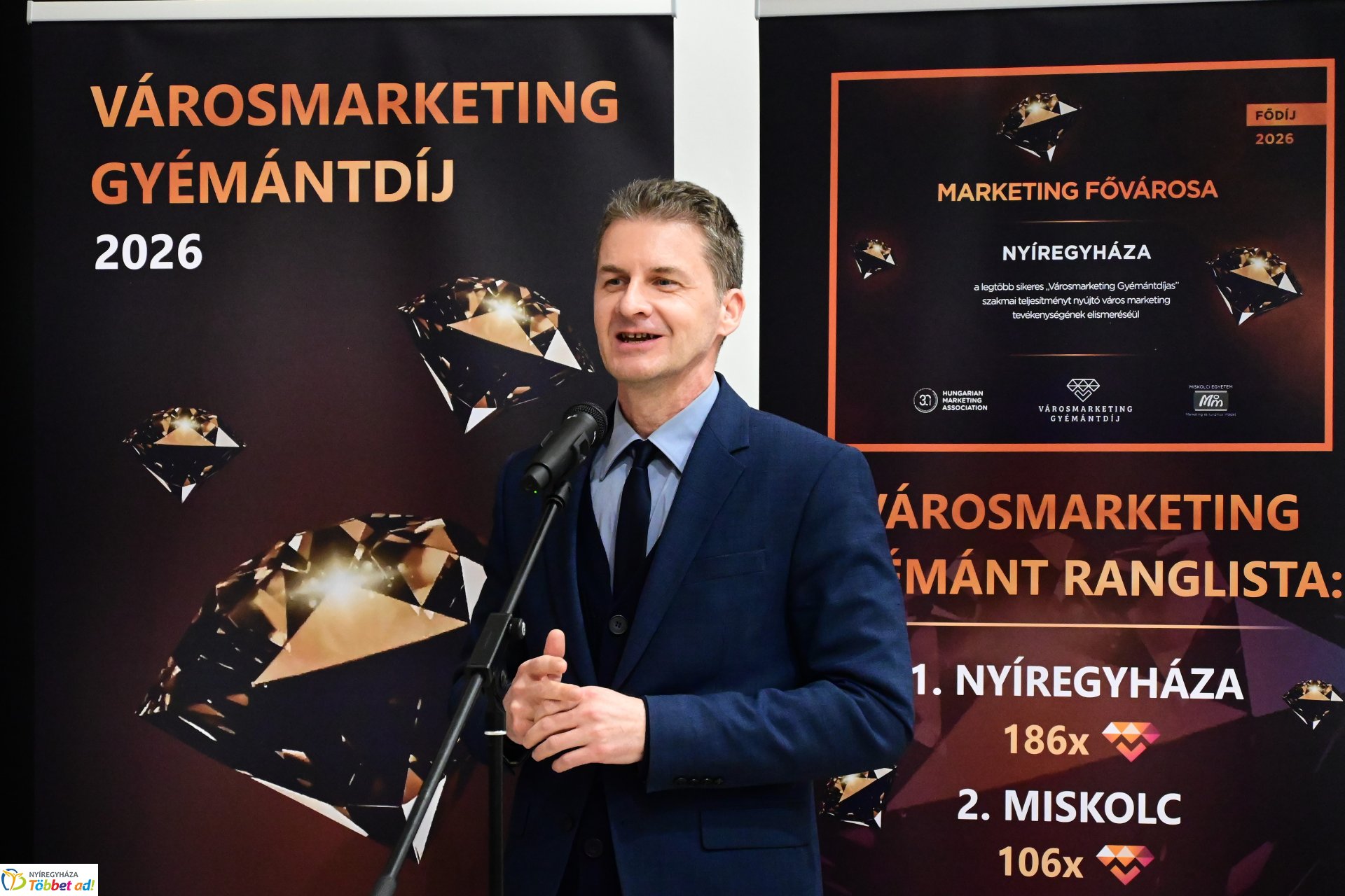 Városmarketing Gyémántdíj átadó ünnepség 2026.