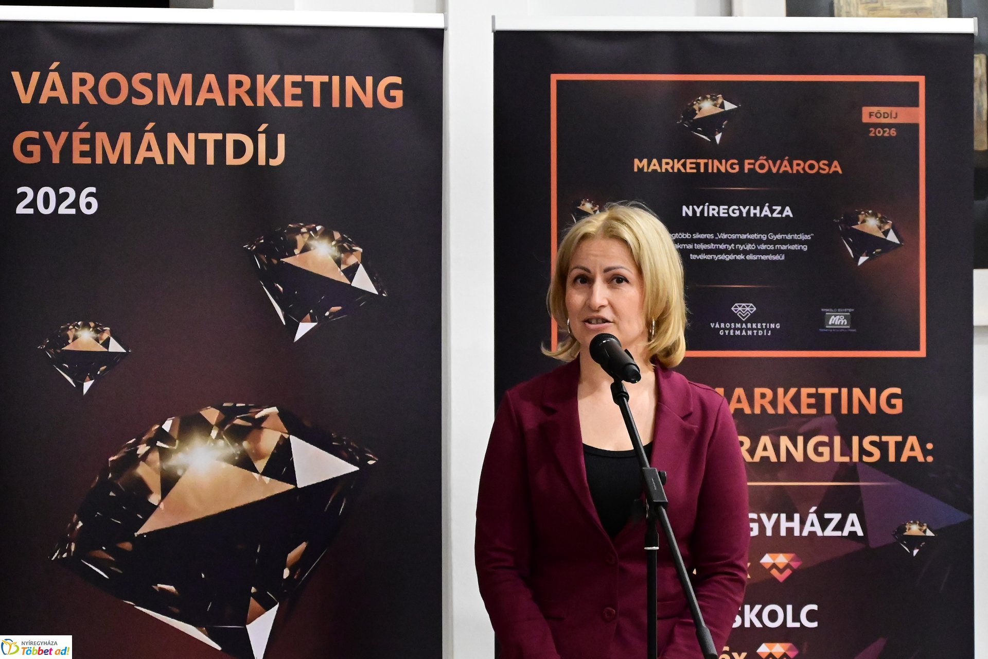 Városmarketing Gyémántdíj átadó ünnepség 2026.