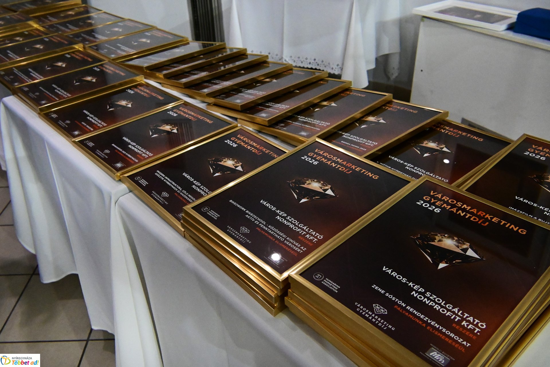 Városmarketing Gyémántdíj átadó ünnepség 2026.