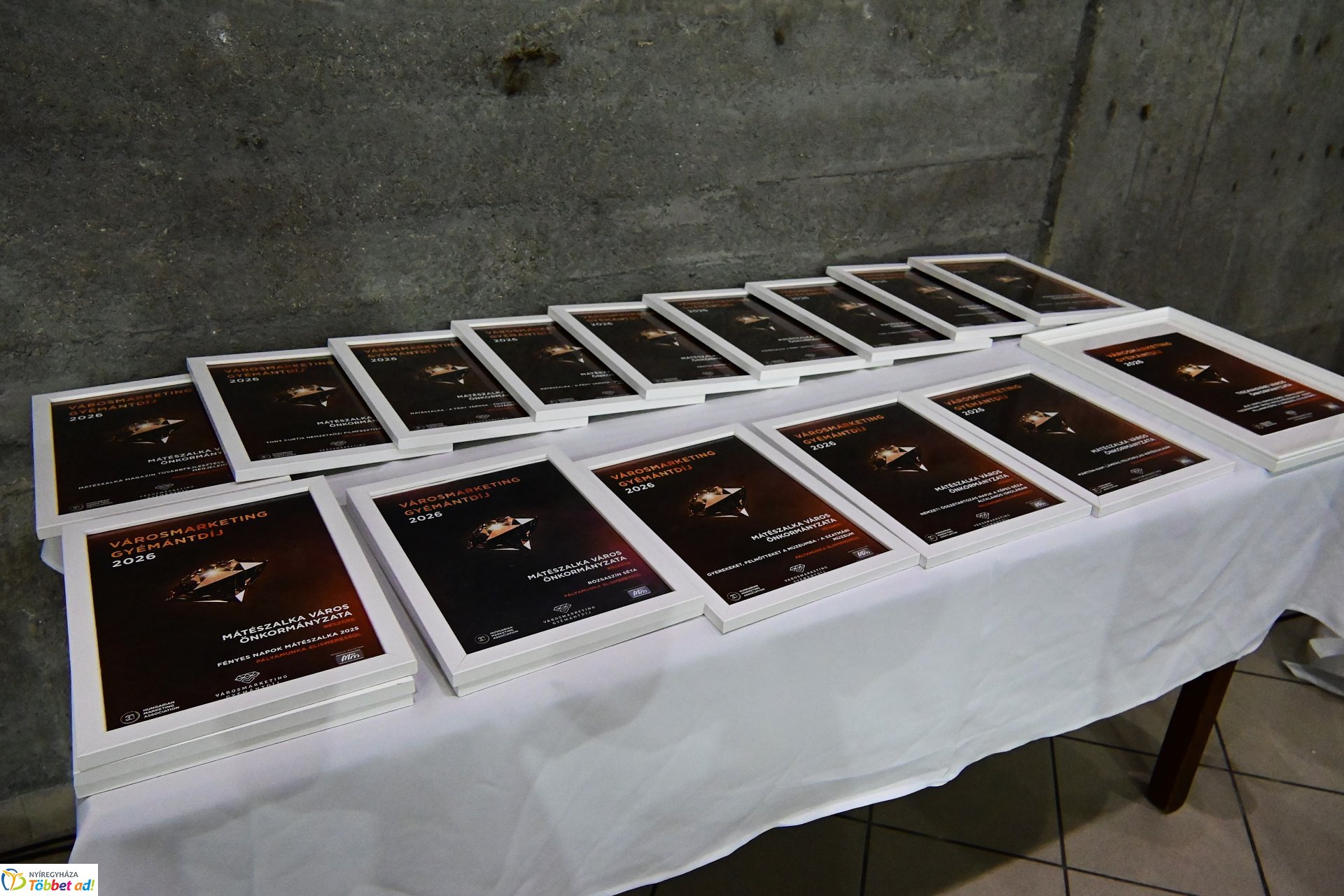 Városmarketing Gyémántdíj átadó ünnepség 2026.