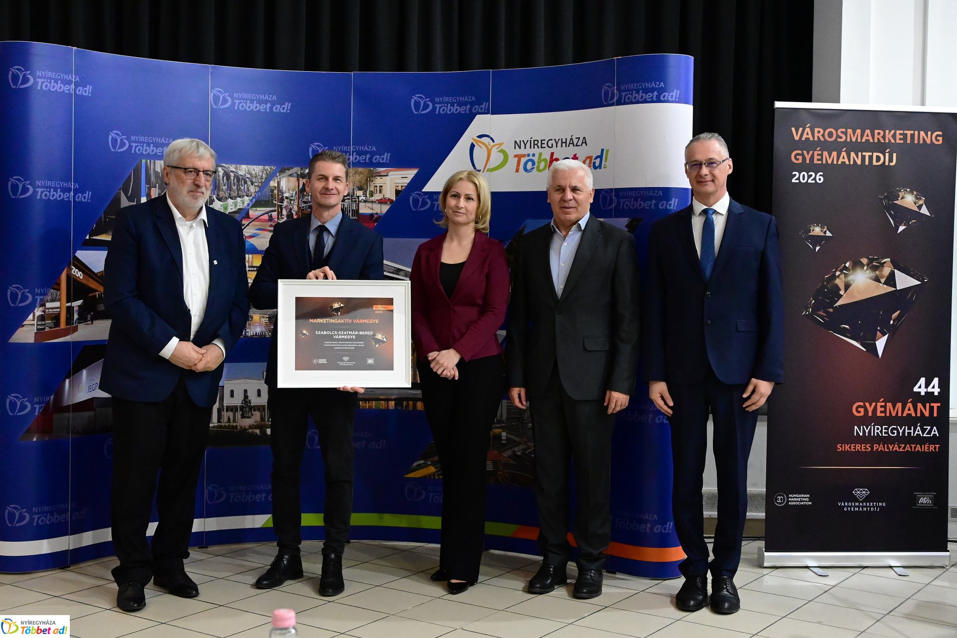 Városmarketing Gyémántdíj átadó ünnepség 2026.