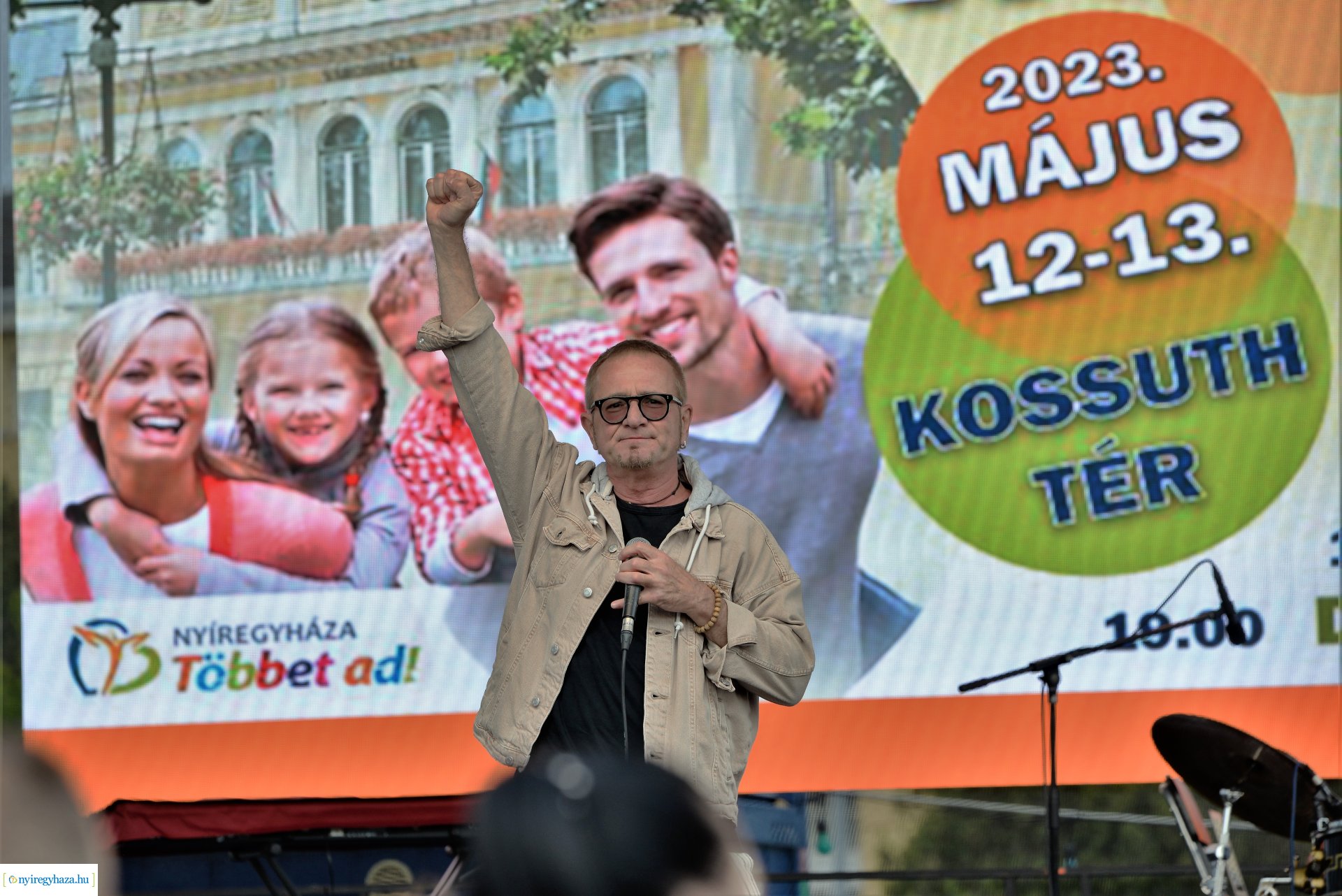 Városnap 2023 - Sipos F. Tamás a színpadon