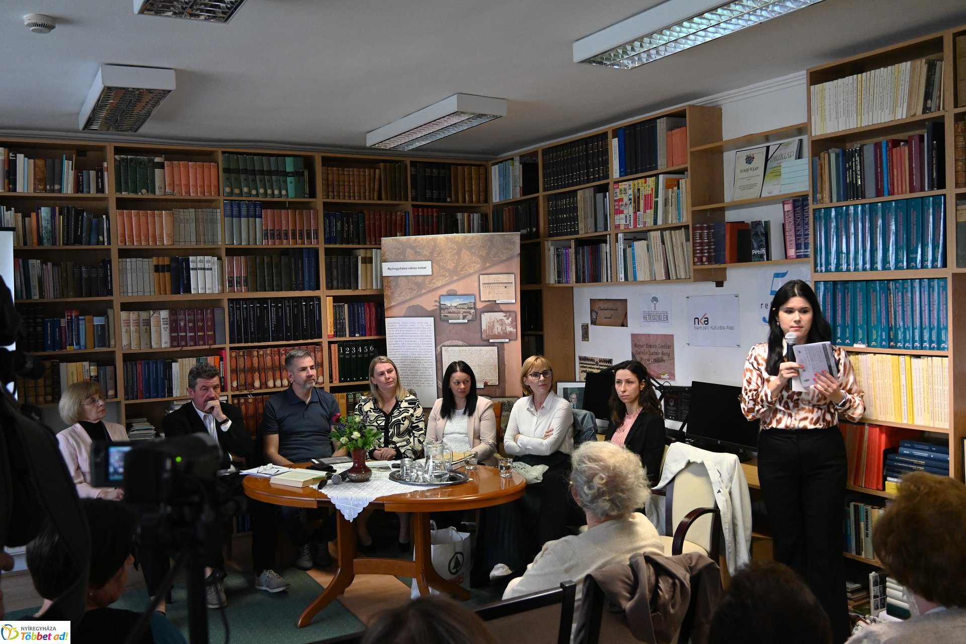 Városnapi beszélgetés a levéltárban