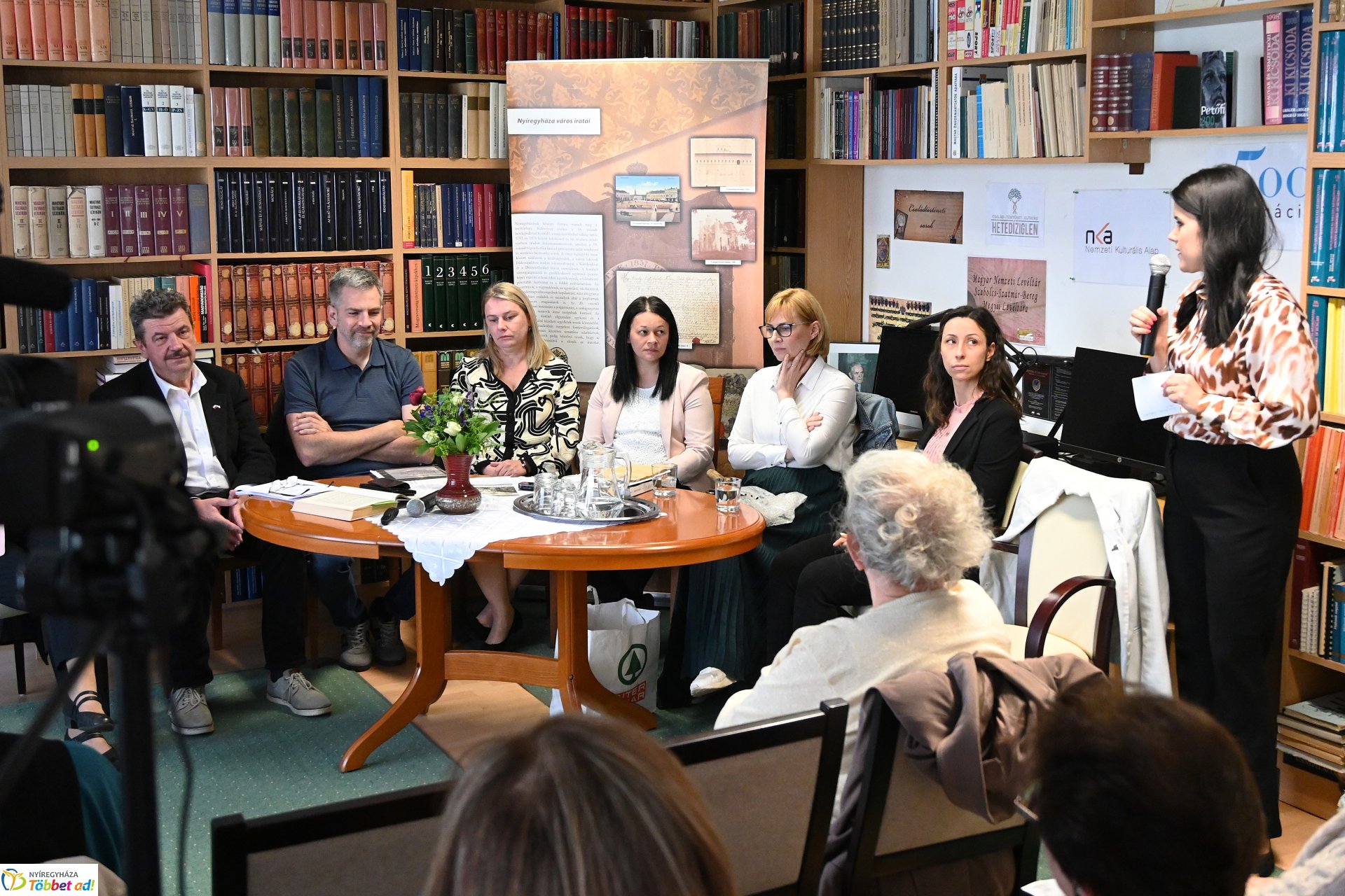 Városnapi beszélgetés a levéltárban