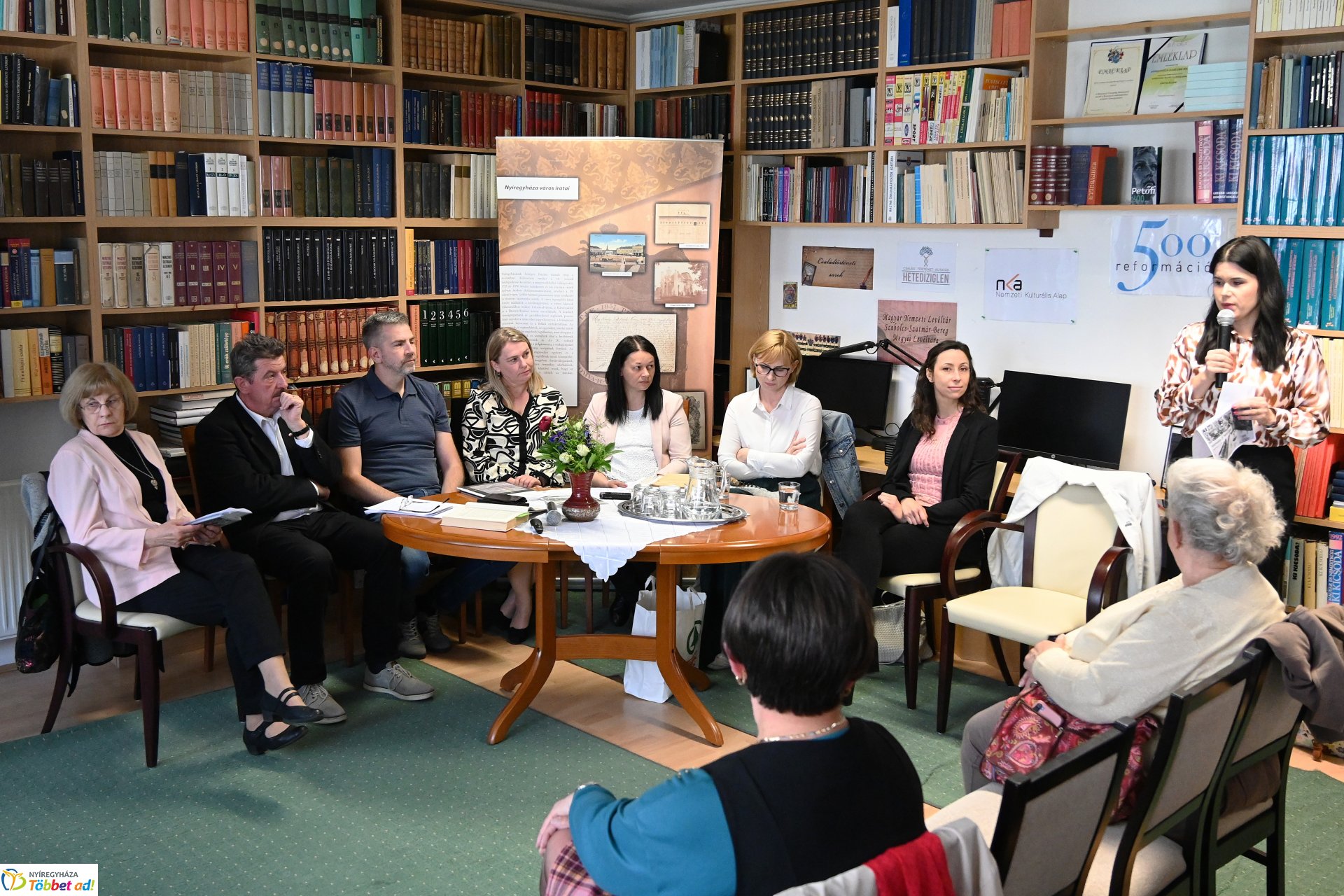 Városnapi beszélgetés a levéltárban