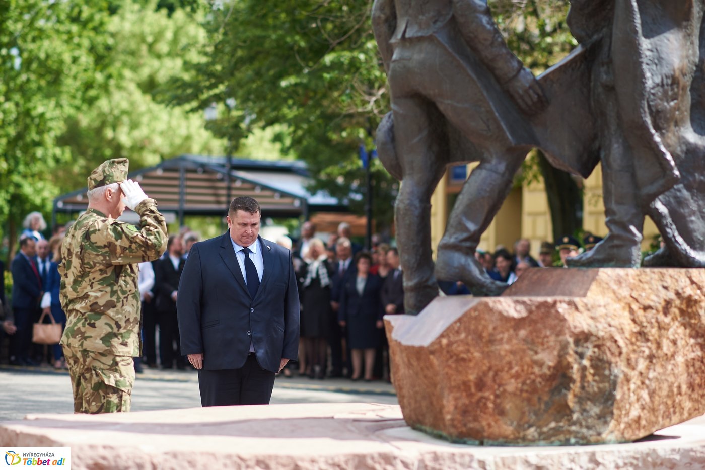 Városnapi emlékező koszorúzás 2019