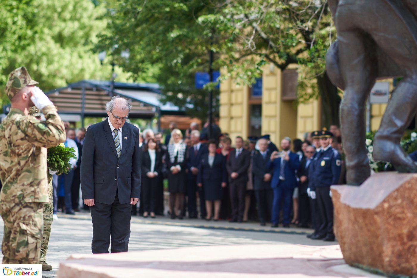 Városnapi emlékező koszorúzás 2019