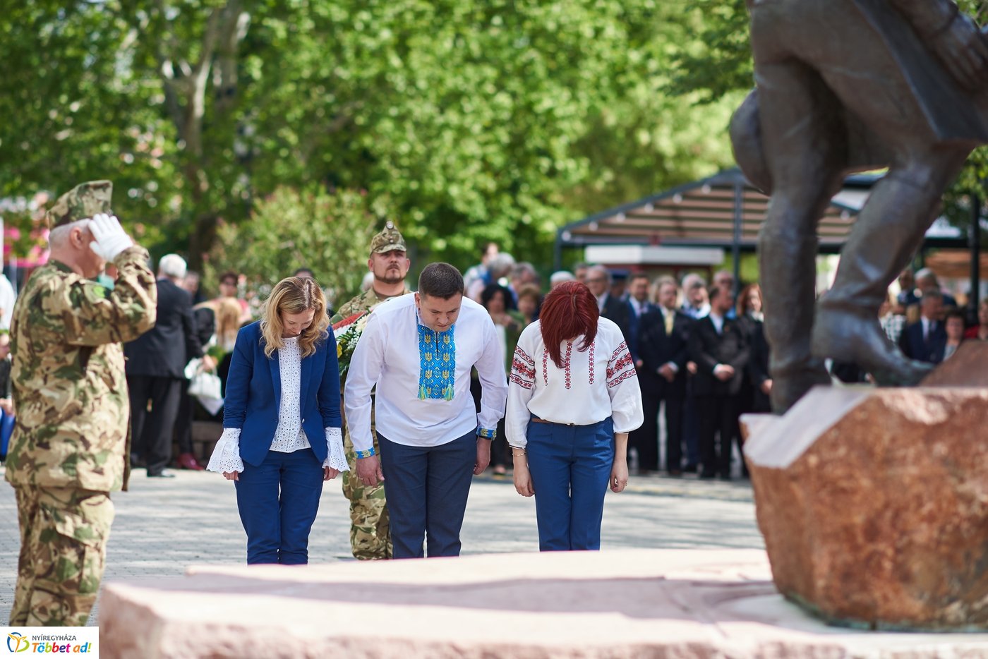 Városnapi emlékező koszorúzás 2019