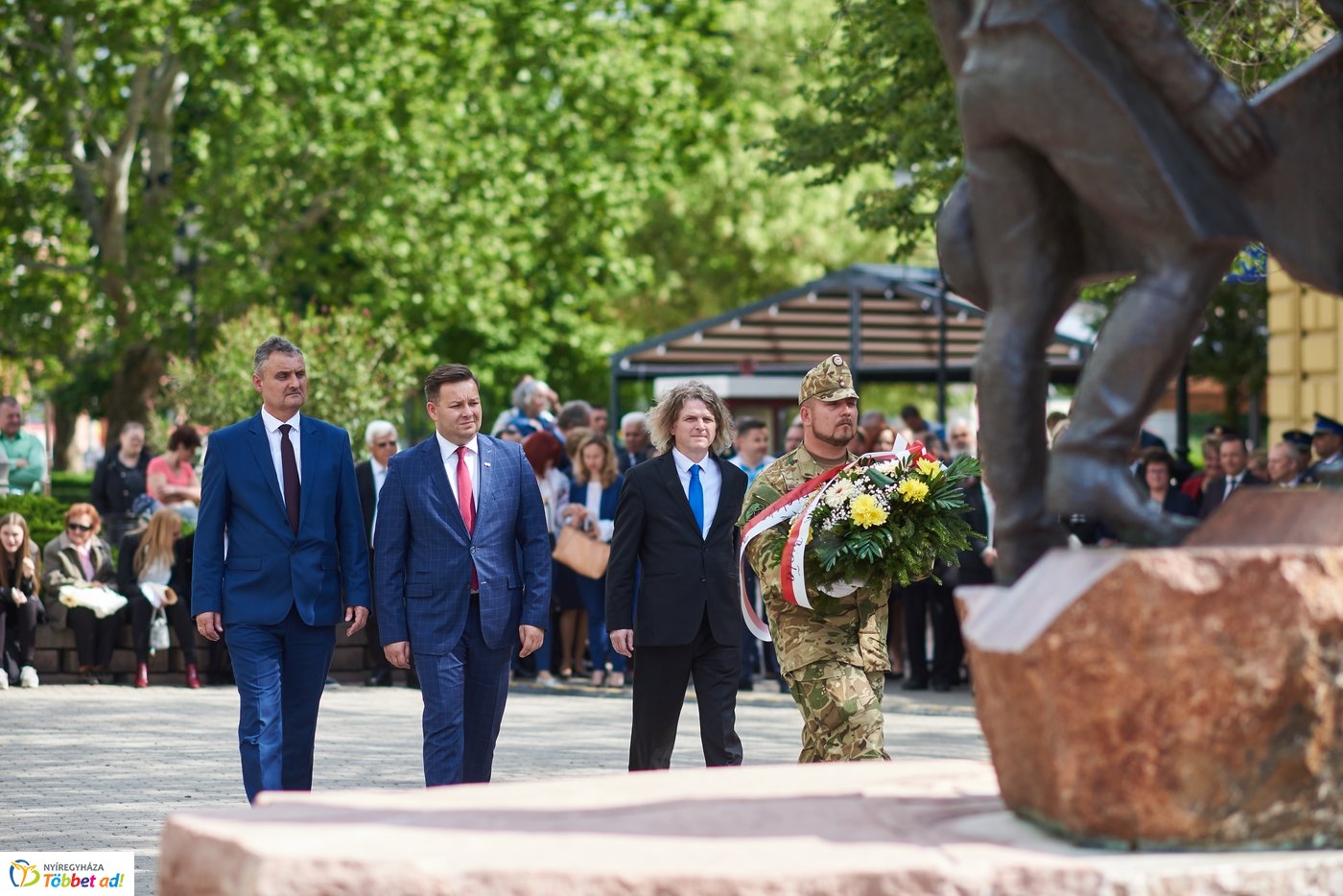 Városnapi emlékező koszorúzás 2019