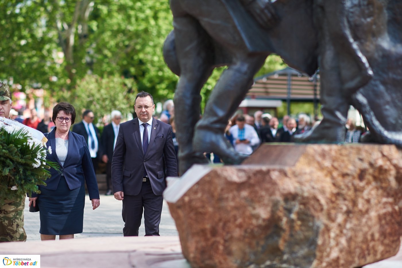 Városnapi emlékező koszorúzás 2019