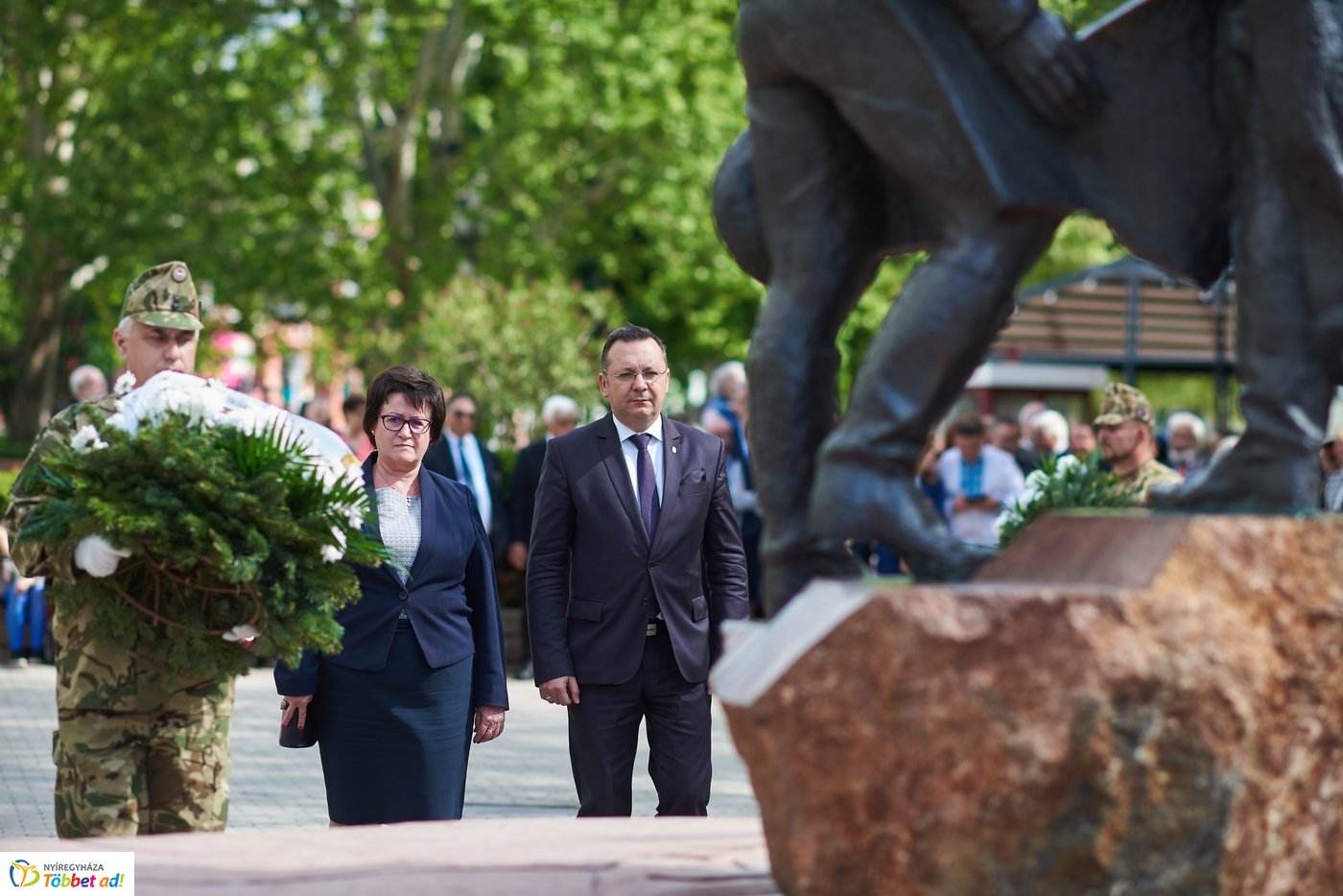 Városnapi emlékező koszorúzás 2019