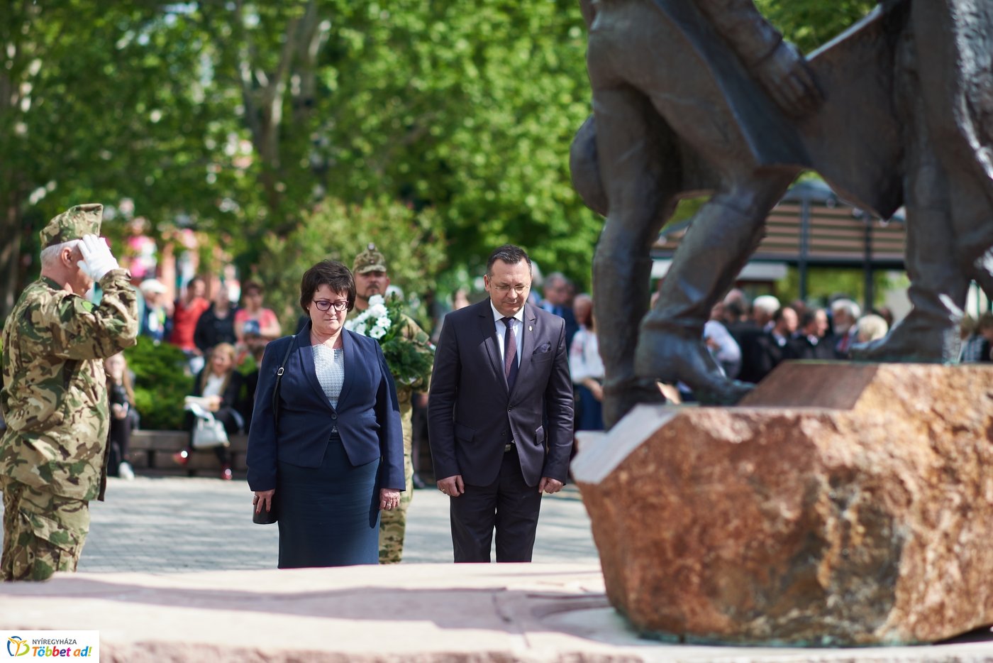 Városnapi emlékező koszorúzás 2019