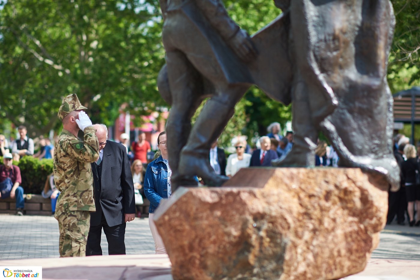 Városnapi emlékező koszorúzás 2019