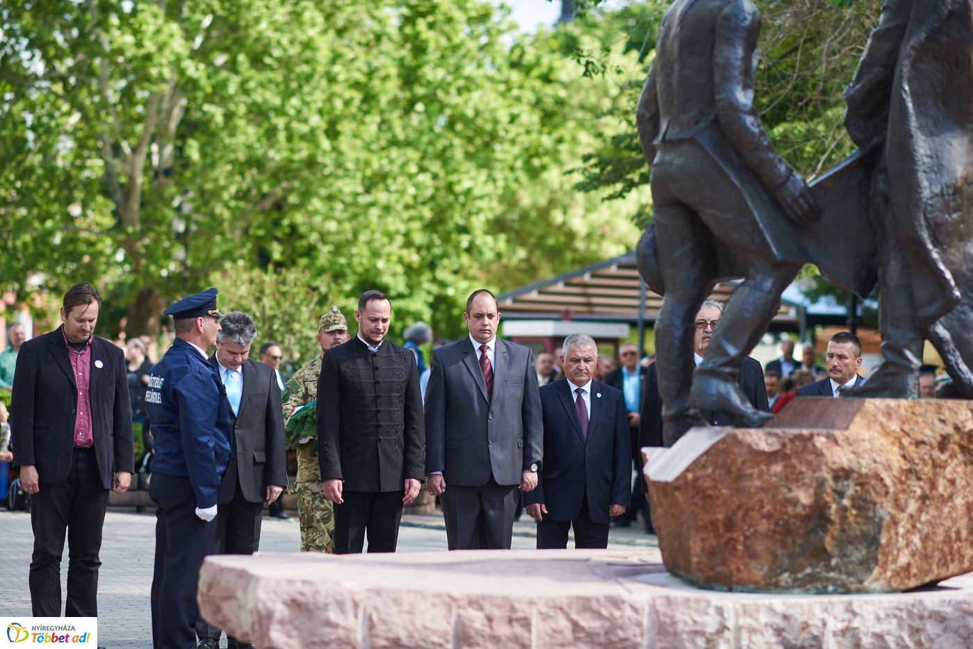 Városnapi emlékező koszorúzás 2019