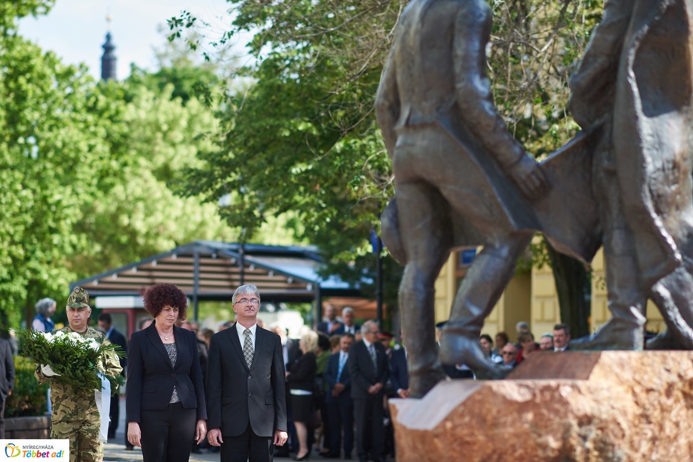 Városnapi emlékező koszorúzás 2019