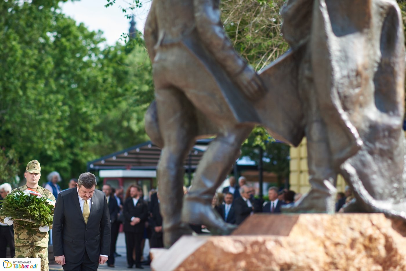 Városnapi emlékező koszorúzás 2019