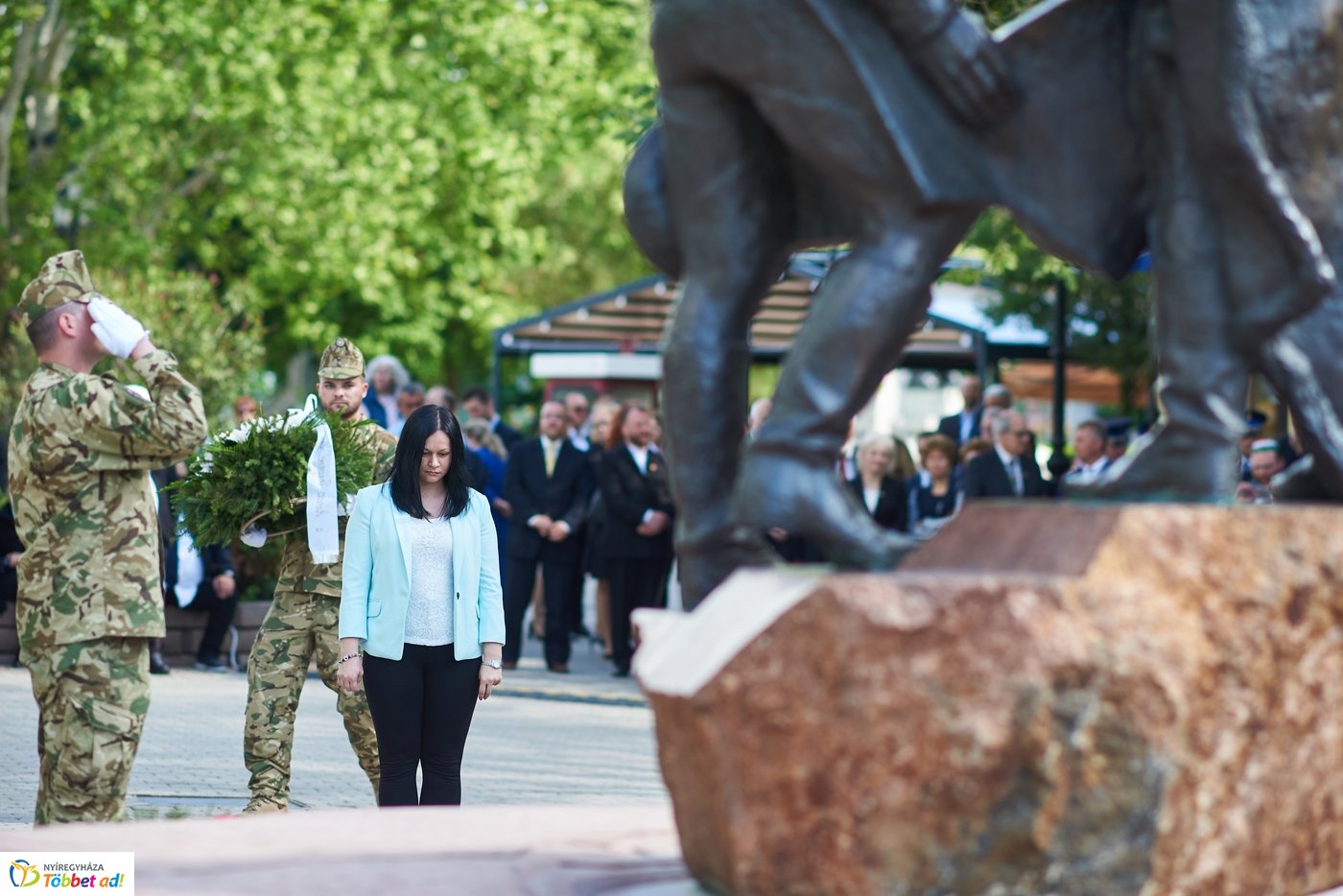 Városnapi emlékező koszorúzás 2019