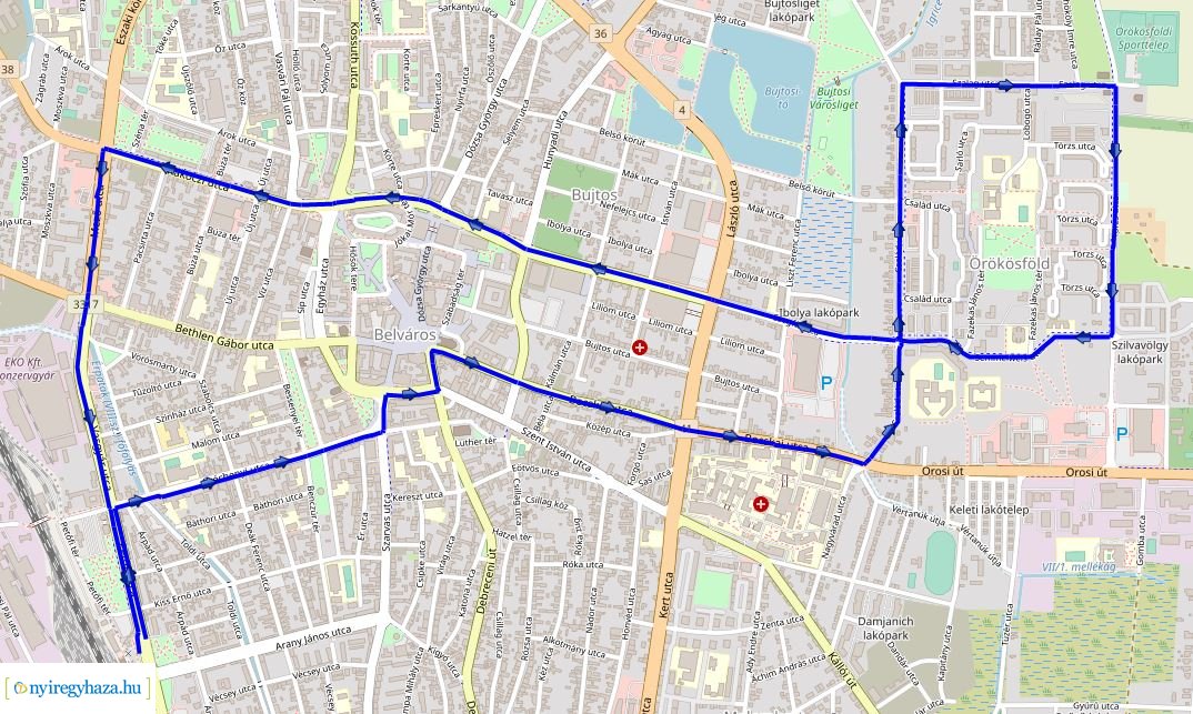 Városrészi és teljes hálózati térképek