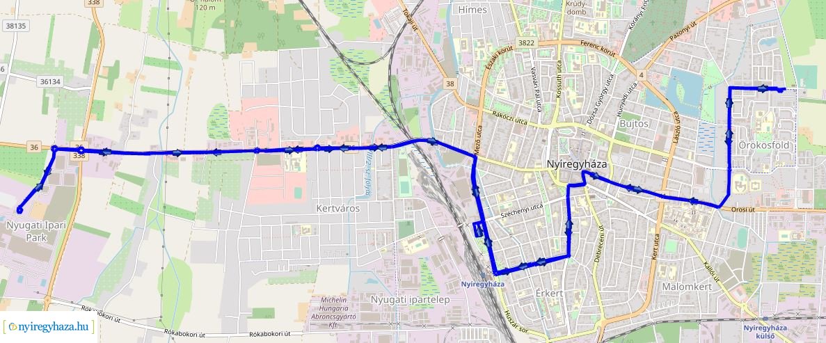 Városrészi és teljes hálózati térképek